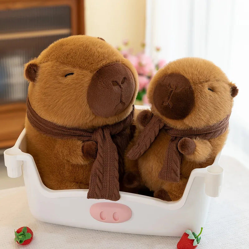 Peluche de capibara de 35 cm de diseño Kawaii